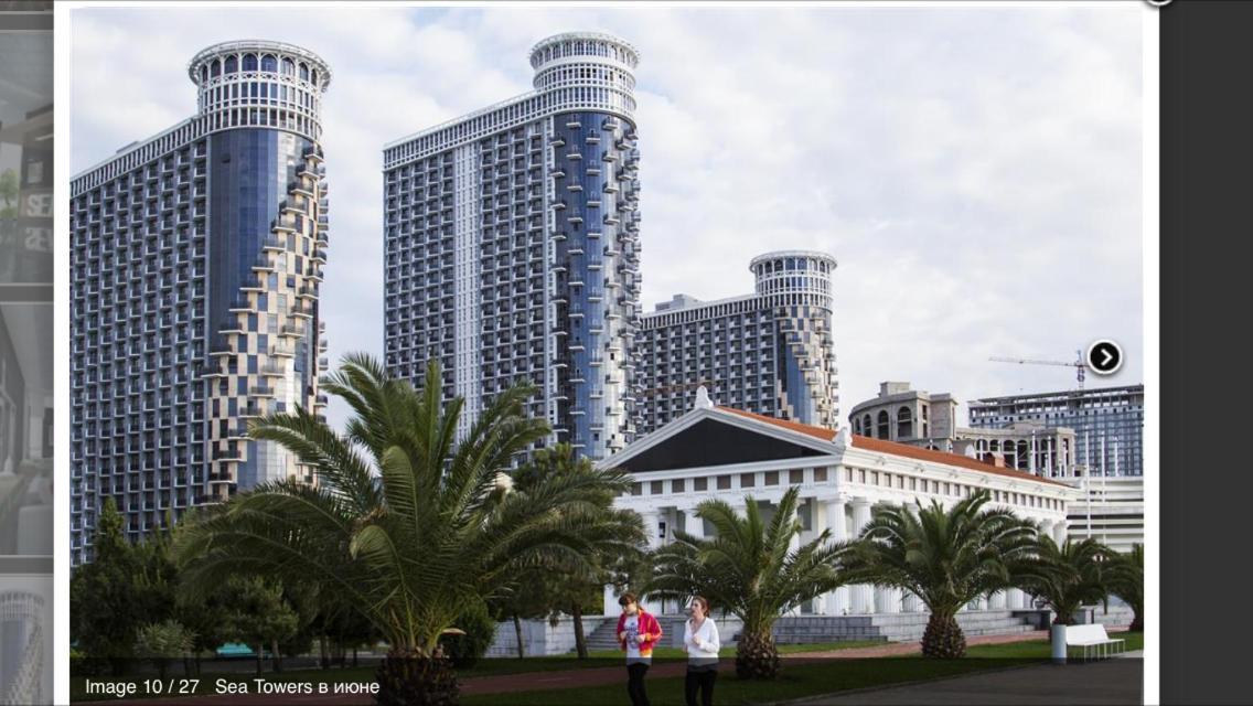 Apartment Sea Tower Khimshiashvili 15 Batumi Esterno foto